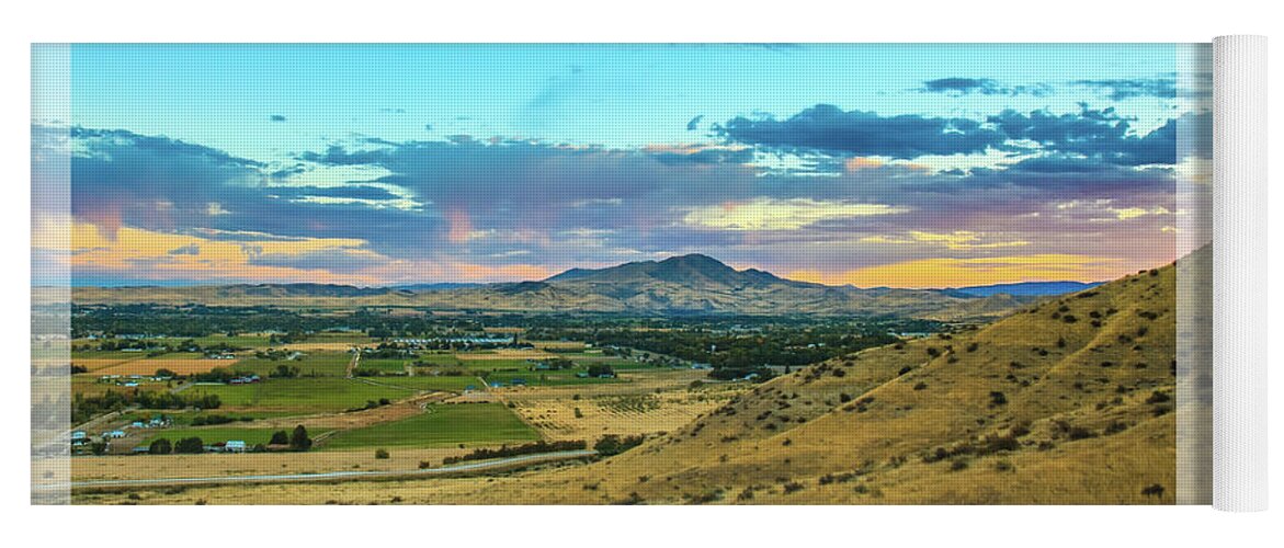 Gem County Yoga Mat featuring the photograph Emmett Valley #2 by Robert Bales
