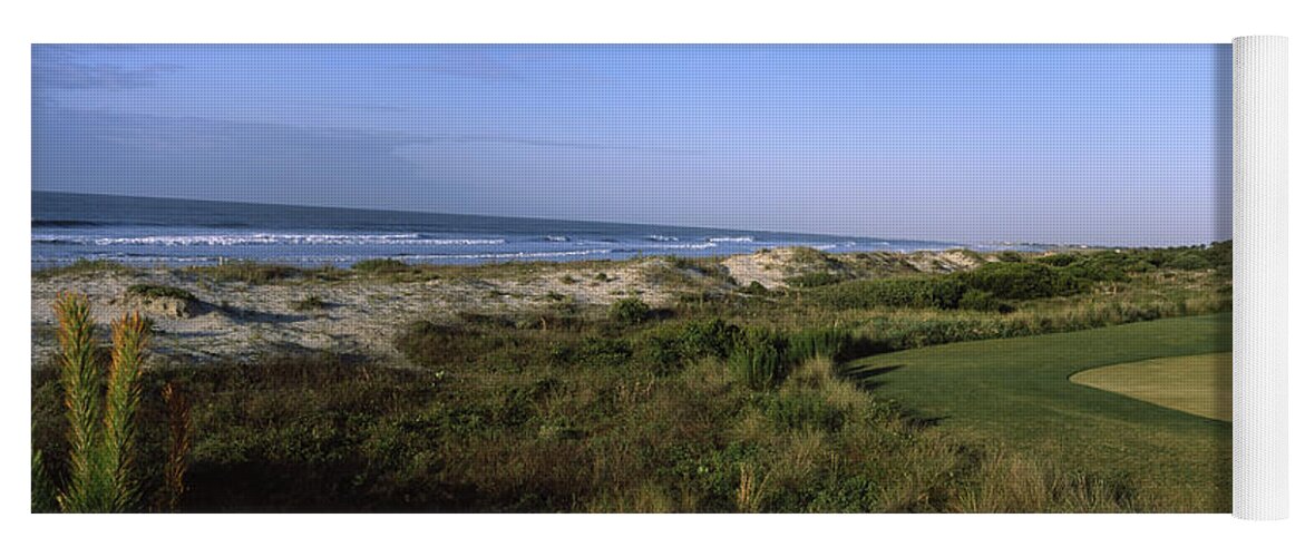 Photography Yoga Mat featuring the photograph Golf Course At The Seaside, Kiawah #1 by Panoramic Images