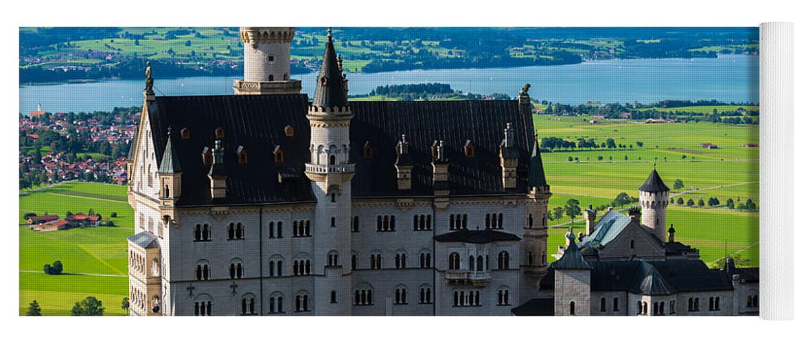 Neuschwanstein Castle Yoga Mat featuring the photograph Neuschwanstein Castle - Bavaria - Germany #1 by Gary Whitton