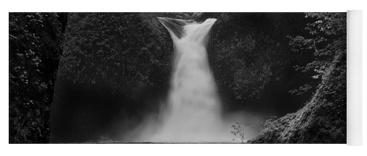 Waterfall Yoga Mat featuring the photograph Punchbowl Falls #1 by Keith Kapple