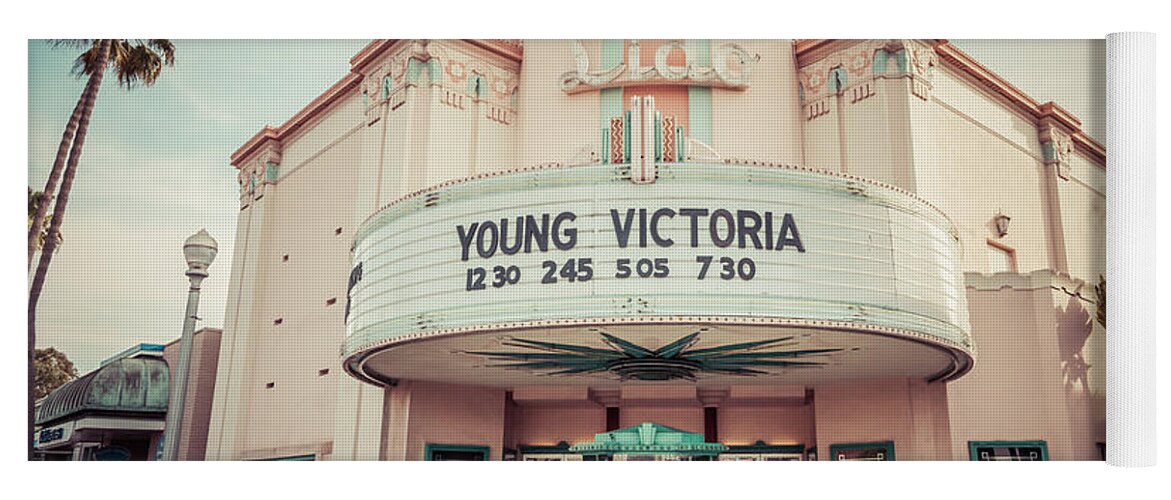 America Yoga Mat featuring the photograph Regency Lido Theater Newport Beach Picture #1 by Paul Velgos