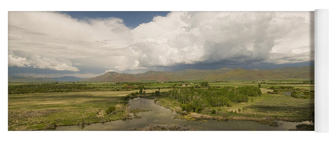 Nature Yoga Mat featuring the photograph Silver Creek, Idaho #1 by William H. Mullins