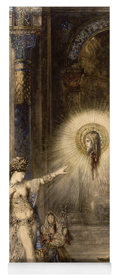 Gustave Moreau Yoga Mat featuring the painting The Apparition by Gustave Moreau