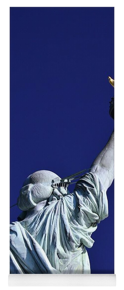 Statue Of Liberty Yoga Mat featuring the photograph The Flame of Liberty 3 by Allen Beatty