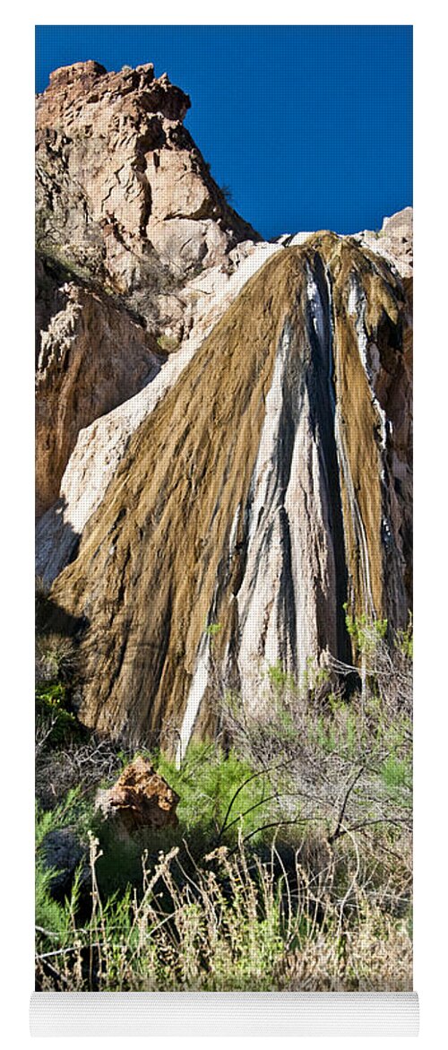 Grand Canyon Yoga Mat featuring the photograph Travertine Falls, Grand Canyon, Az #1 by William H. Mullins