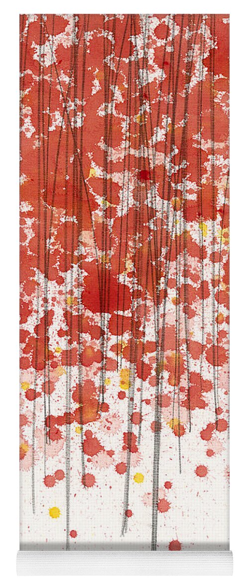 Beautiful Yoga Mat featuring the painting Tree Series 4 by Jerome Lawrence