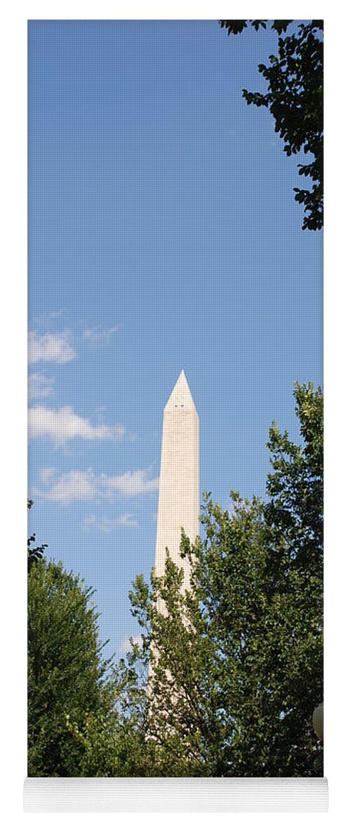 Washington Yoga Mat featuring the photograph Washington Monument by Kenny Glover