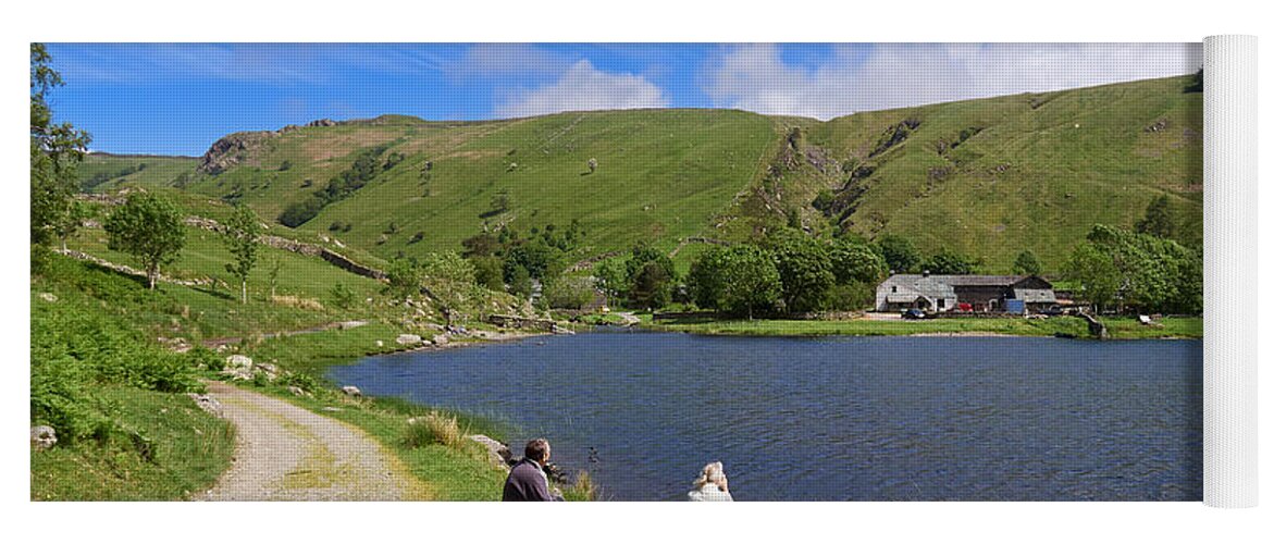 Tarn Yoga Mat featuring the photograph Watendlath Tarn in Lake District National Park #2 by Louise Heusinkveld