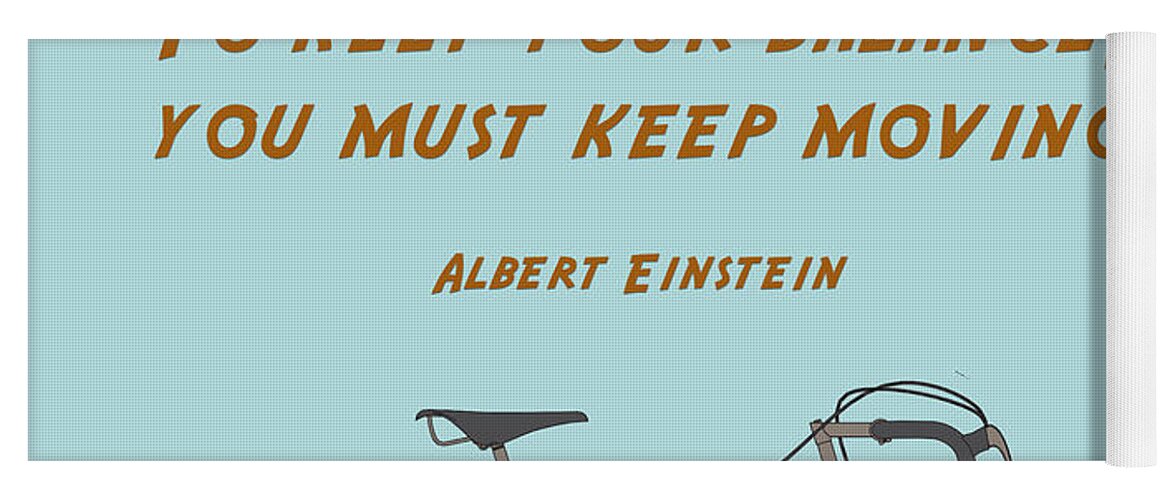 Albert Einstein Yoga Mat featuring the photograph 162- Albert Einstein by Joseph Keane