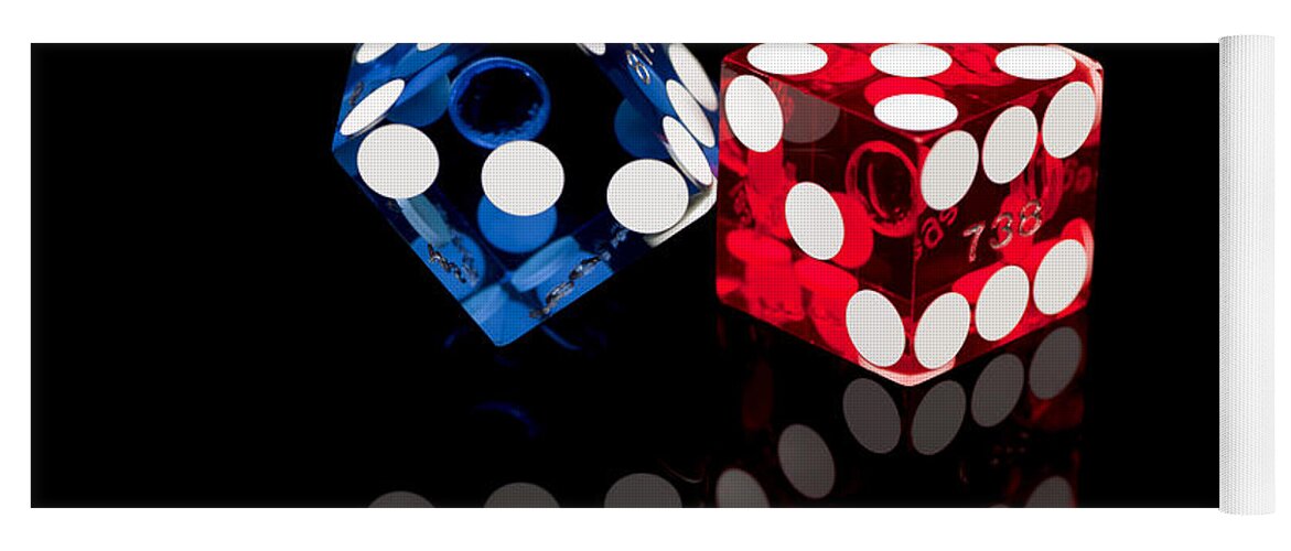 Dice Yoga Mat featuring the photograph Colorful Dice #18 by Raul Rodriguez