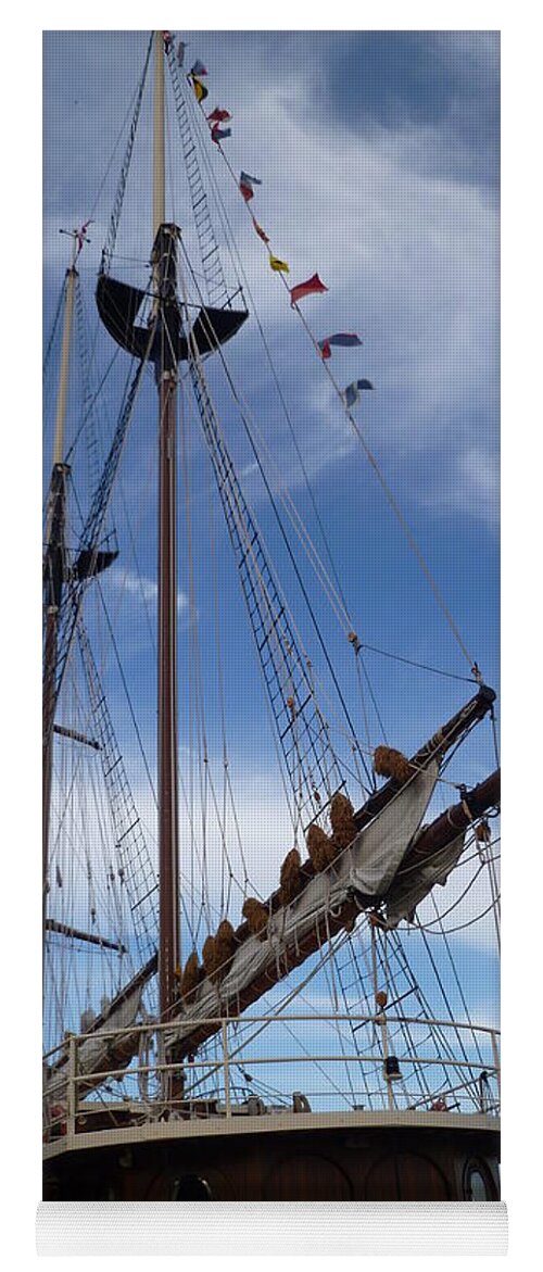 Ship Yoga Mat featuring the photograph 1812 Tall Ships Peacemaker by Lingfai Leung