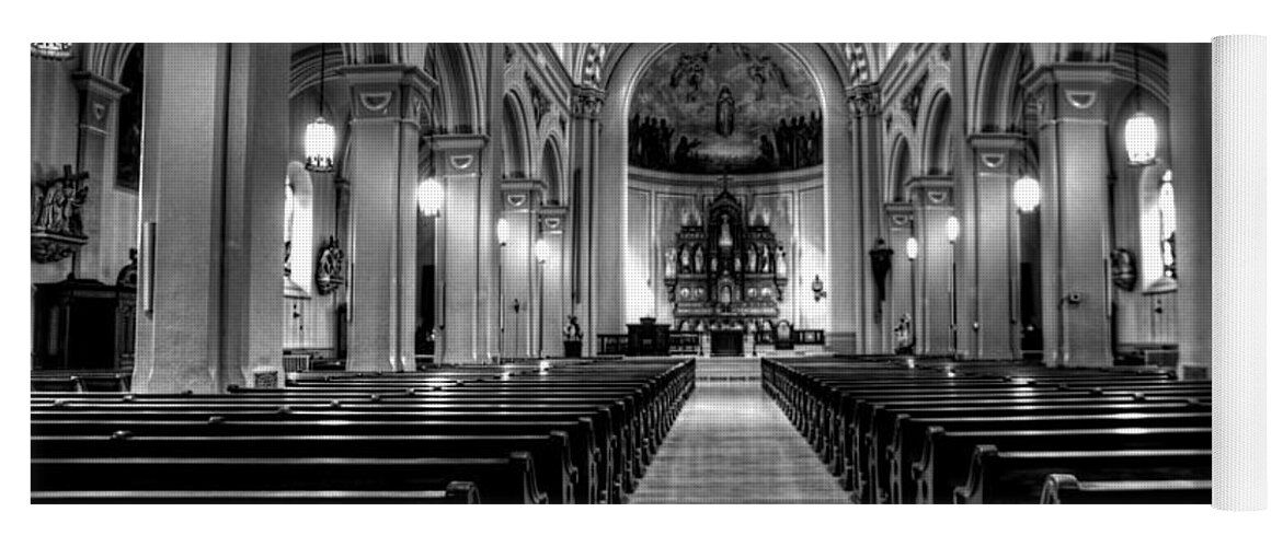 Mn Church Yoga Mat featuring the photograph Church of the Assumption #16 by Amanda Stadther