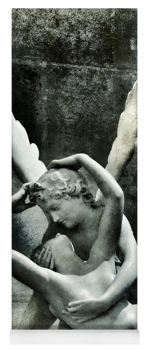 Psyche Revived By Cupid's Kiss Yoga Mat featuring the photograph Psyche Revived by Cupid's Kiss #2 by Marianna Mills