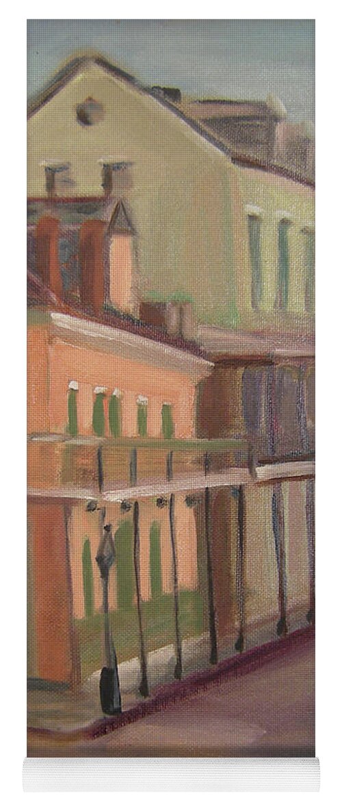 New Orleans Yoga Mat featuring the painting Royal Street II #2 by Lilibeth Andre