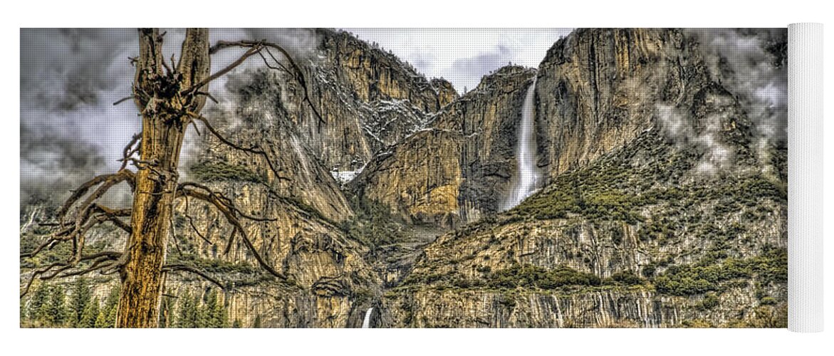 Yosemite National Park Yoga Mat featuring the photograph Yosemite Falls by Maria Coulson