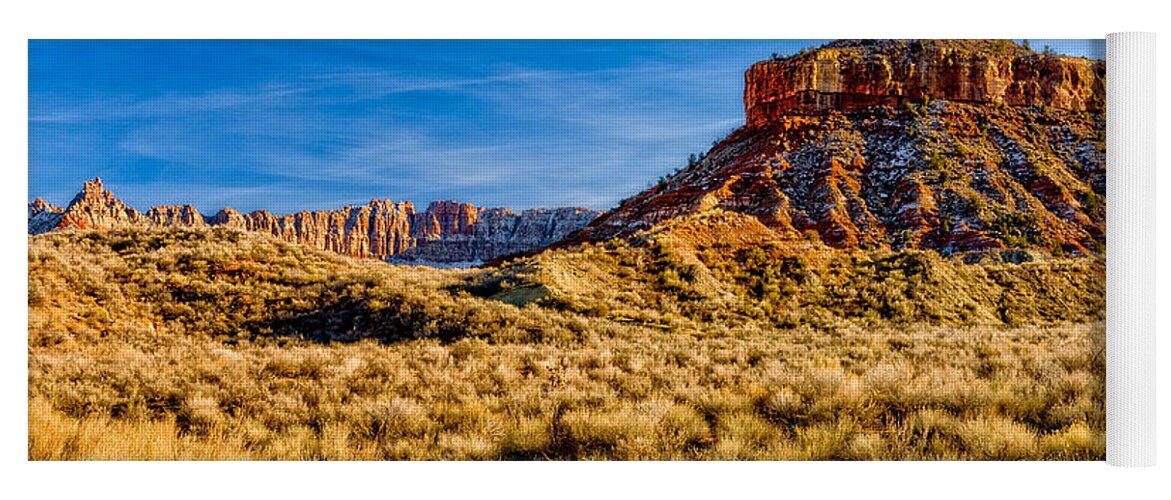 Christopher Holmes Photography Yoga Mat featuring the photograph Late Afternoon Utah by Christopher Holmes