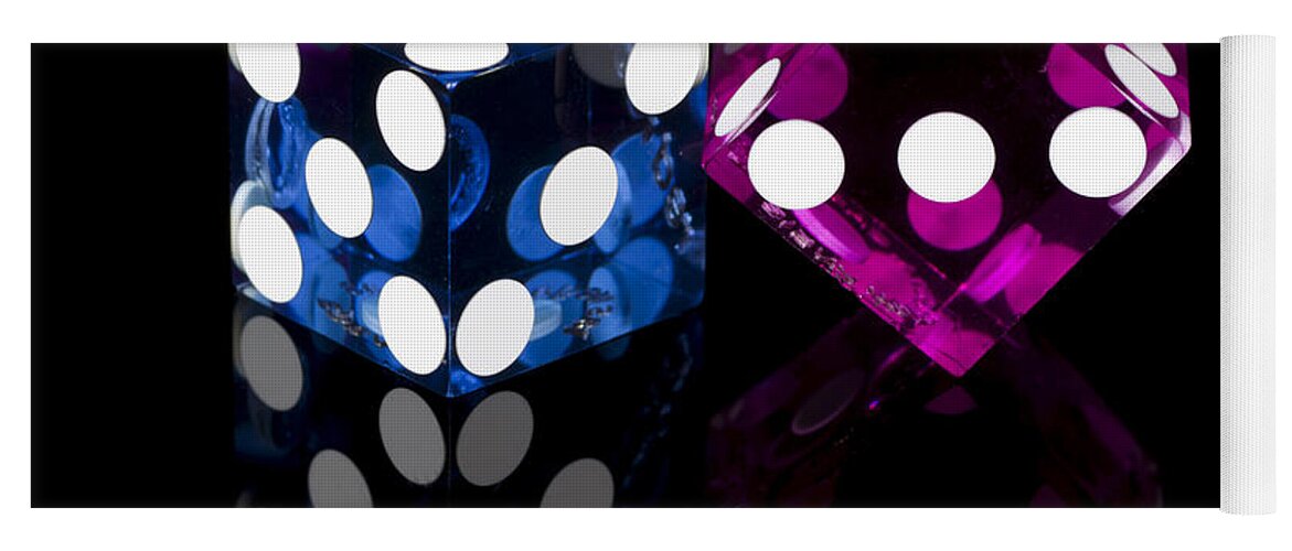 Dice Yoga Mat featuring the photograph Colorful Dice #22 by Raul Rodriguez