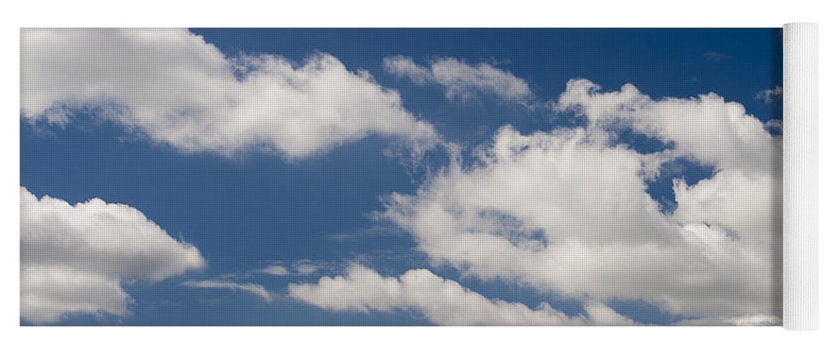 Science Yoga Mat featuring the photograph Cumulus Clouds #3 by Jim Corwin