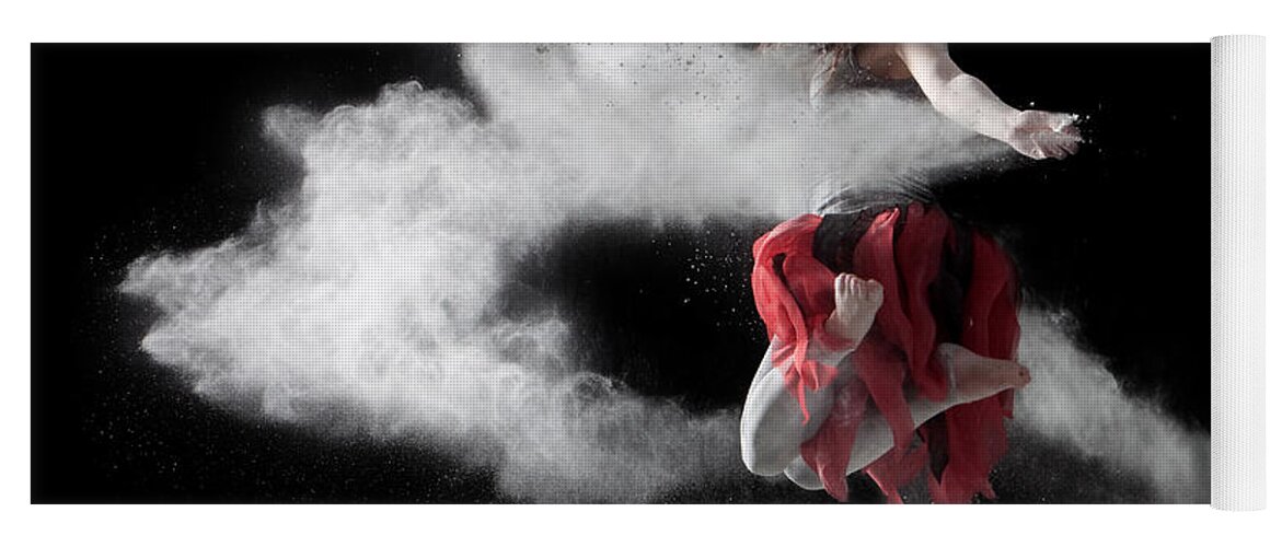 Dancing Yoga Mat featuring the photograph Flour Dancer Series #3 by Cindy Singleton