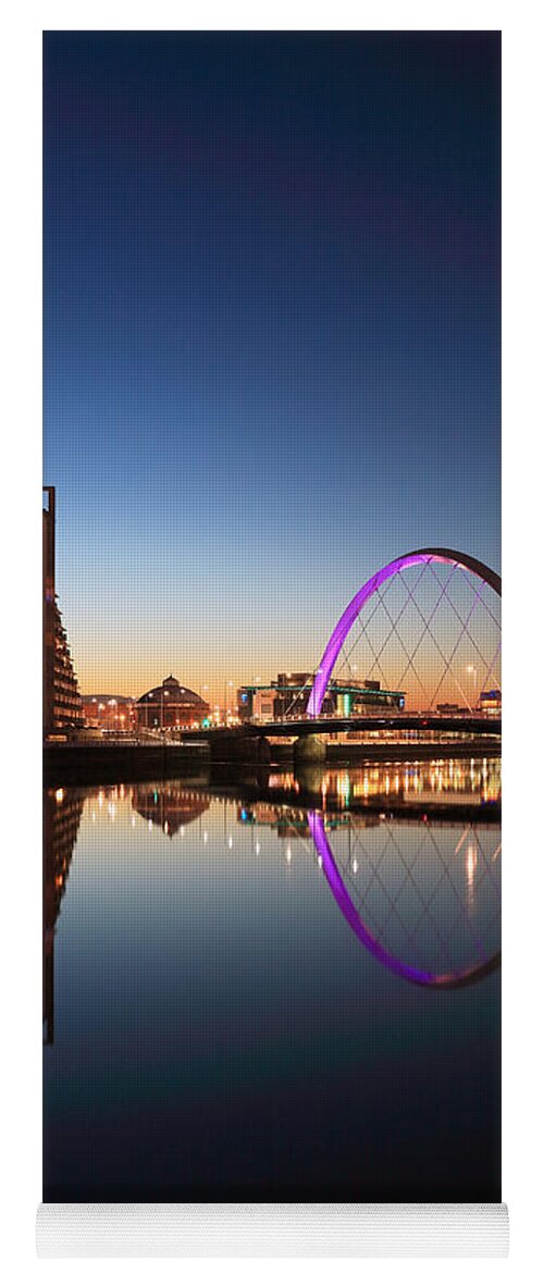 Clyde Arc Yoga Mat featuring the photograph Glasgow Clyde Arc #8 by Grant Glendinning