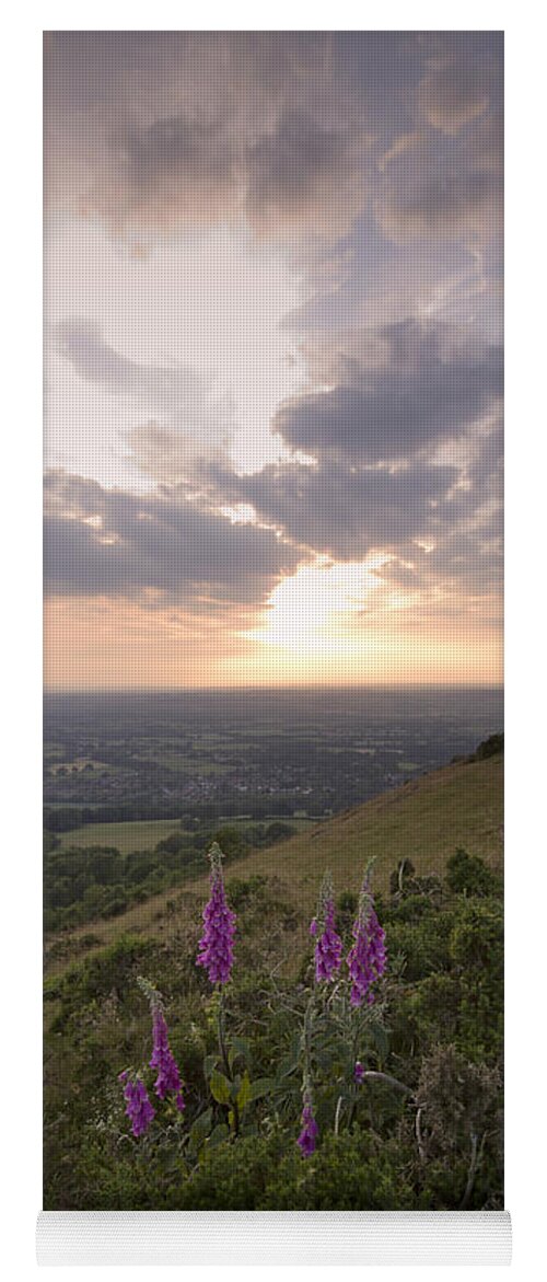 Malvern Yoga Mat featuring the photograph Malvern Hills #3 by Ang El