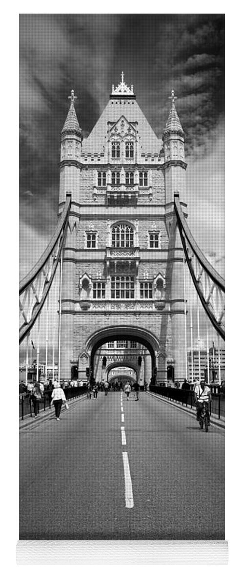 Tower Bridge Yoga Mat featuring the photograph Tower Bridge in London #3 by Chevy Fleet