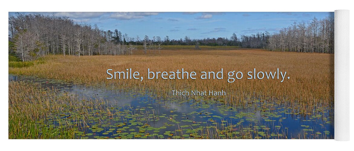 Thich Nhat Hanh Yoga Mat featuring the photograph 69- Thich Nhat Hanh by Joseph Keane