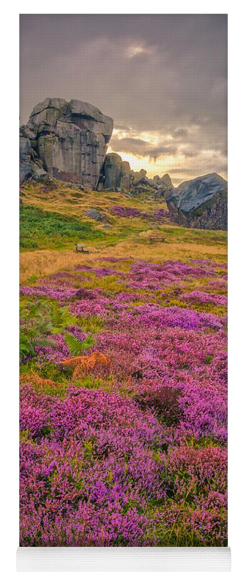 Airedale Yoga Mat featuring the photograph Cow and Calf Rocks by Mariusz Talarek