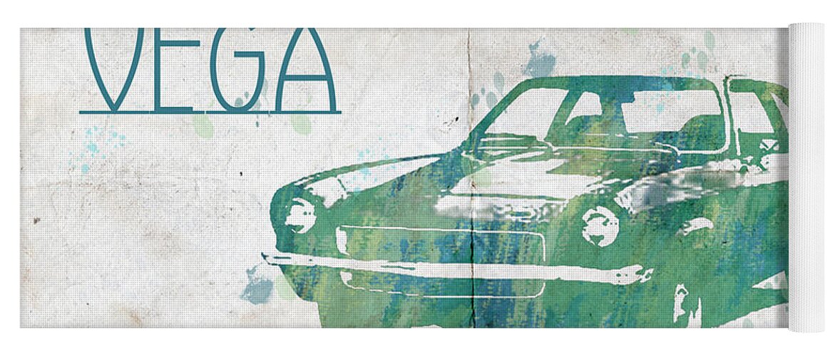 Feature Art Yoga Mat featuring the digital art 71 Vega by Paulette B Wright