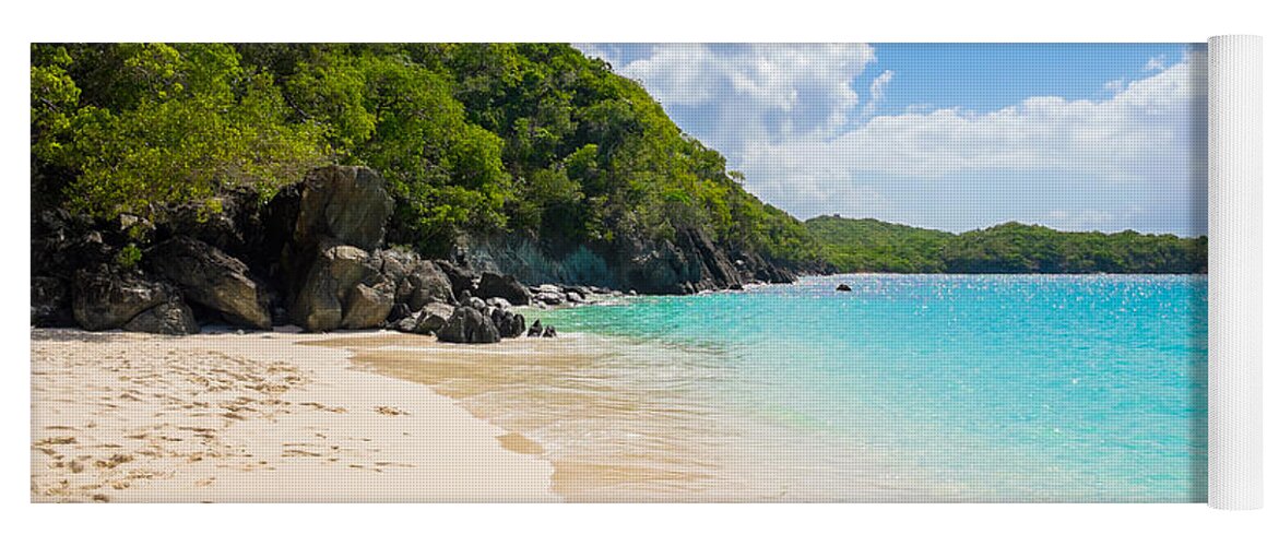 Caribbean Yoga Mat featuring the photograph Beautiful Caribbean beach by Raul Rodriguez