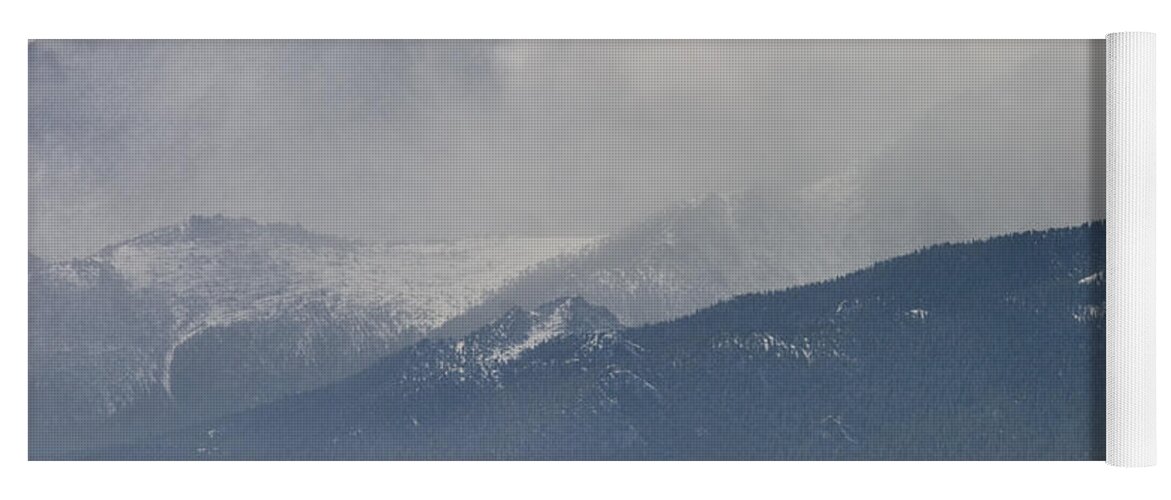 14000 Foot Peak Yoga Mat featuring the photograph Stormy Peak #8 by Steven Krull