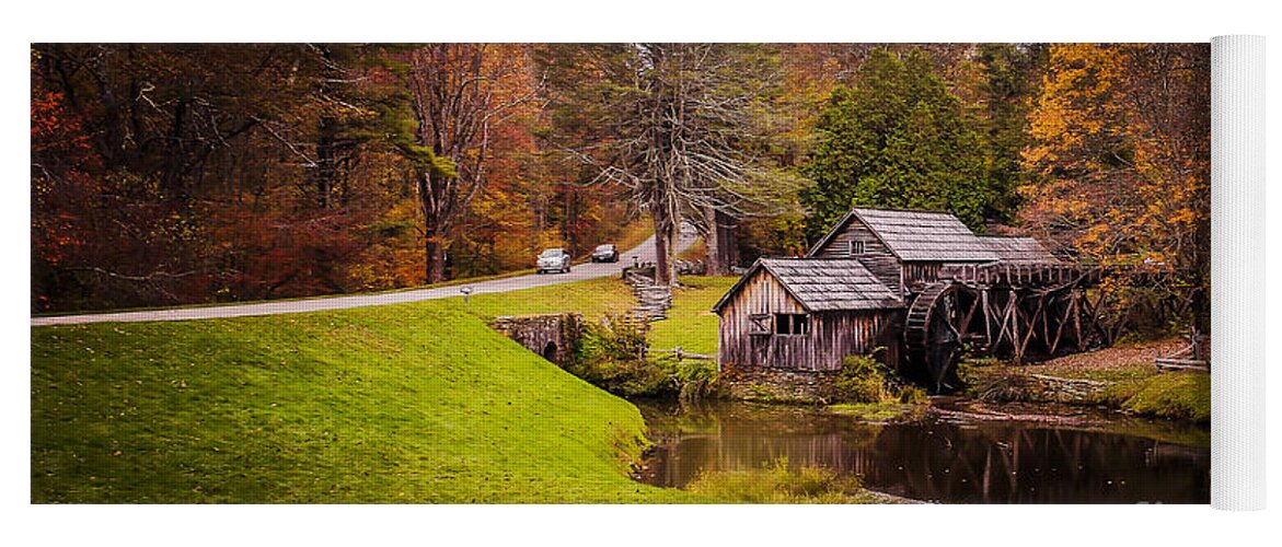 Iconic Mabry Mill Yoga Mat featuring the photograph A Day at Mabry Mill by Ola Allen