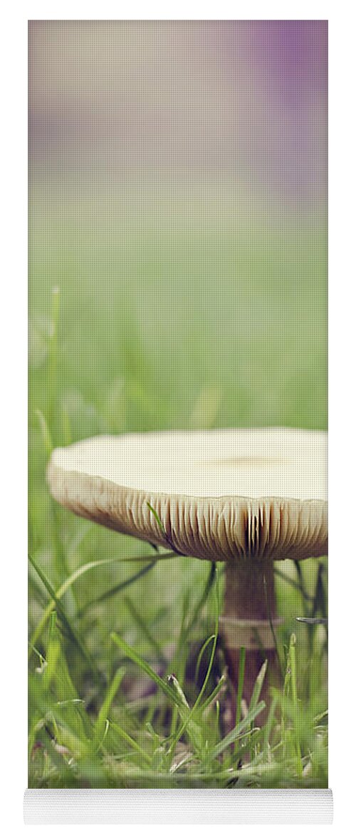 Mushroom Yoga Mat featuring the photograph A Fairy Umbrella by Heather Applegate