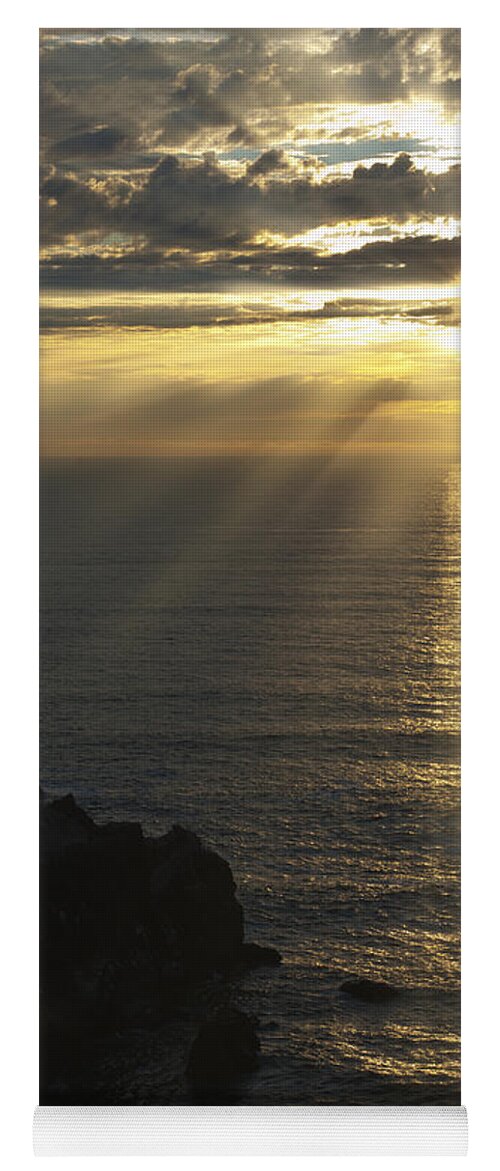 Sunset Yoga Mat featuring the photograph A Touch of Heaven by Sandra Bronstein