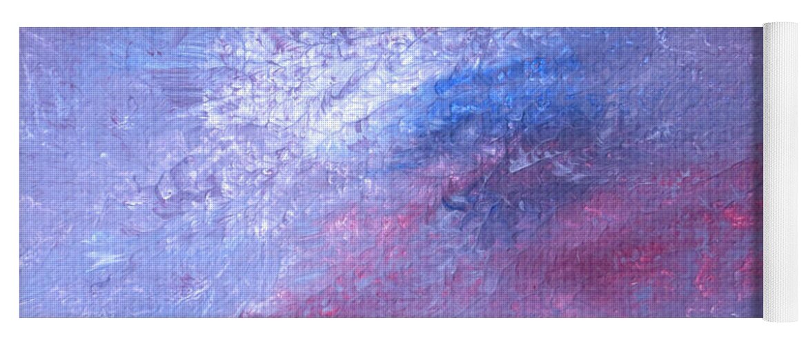 Abstract Yoga Mat featuring the painting Abstract 2 by Laurianna Taylor
