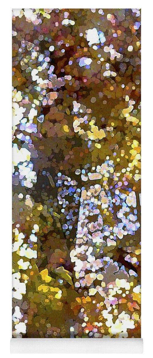 Abstract Yoga Mat featuring the photograph Abstract 293 by Pamela Cooper
