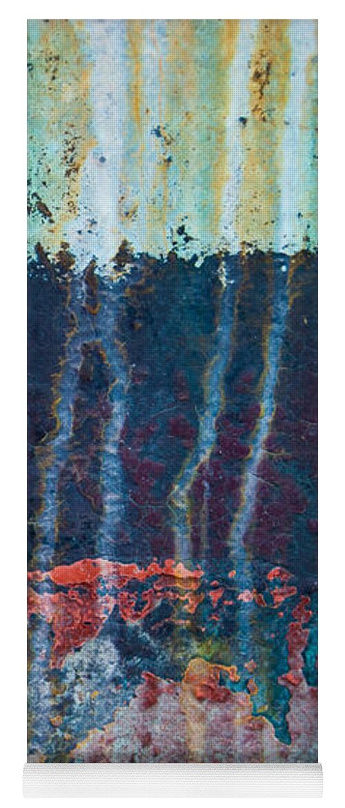 Industrial Yoga Mat featuring the photograph Abstract Landscape by Jani Freimann