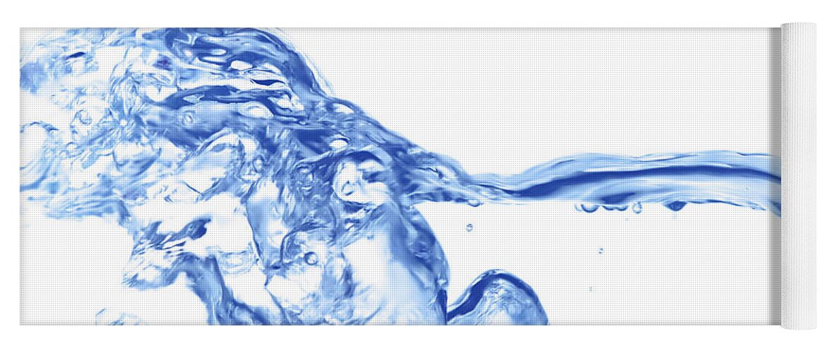 Abstract Yoga Mat featuring the photograph Abstract Soar Water by Michal Boubin
