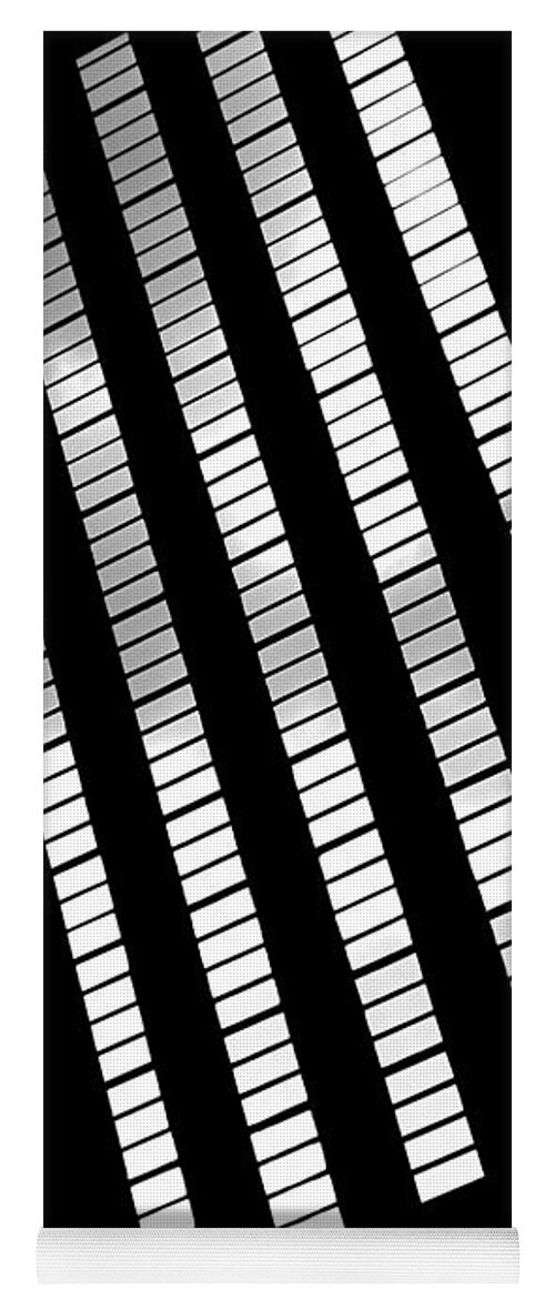 Abstract Yoga Mat featuring the photograph After Rodchenko 2 by Rona Black