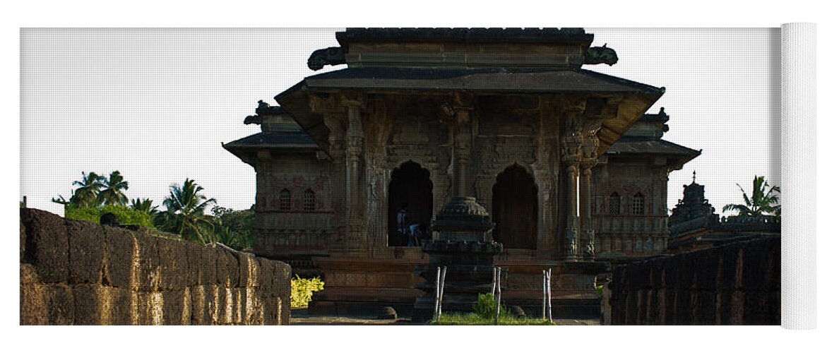 Aghoreshvara Temple Yoga Mat featuring the photograph Aghoreshvara Temple at Ikkeri by SAURAVphoto Online Store