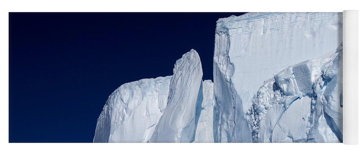 Antarctica Yoga Mat featuring the photograph Antarctic Iceberg by David Lichtneker