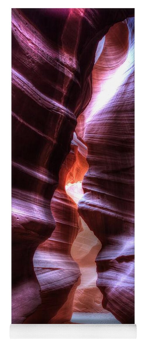 Arizona Photograph Yoga Mat featuring the photograph Antelope Canyon by Jonathan Davison