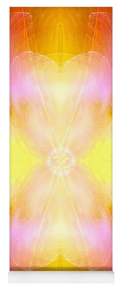 Archangel Yoga Mat featuring the digital art Archangel Jophiel by Diana Haronis