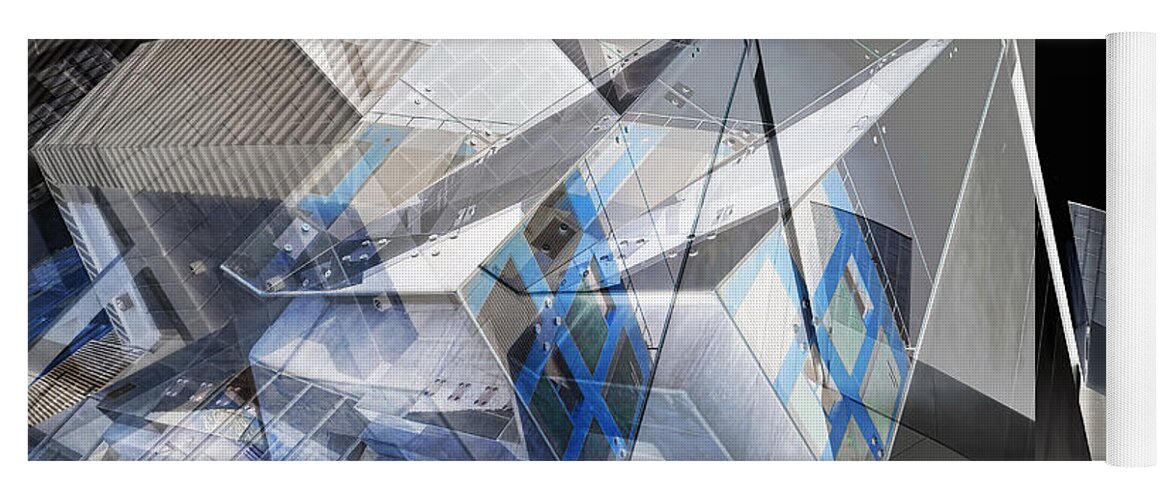 Abstract Yoga Mat featuring the photograph Architectural Abstract by Wayne Sherriff