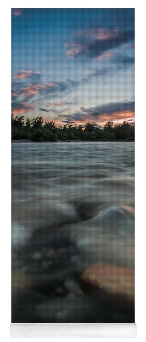 Landscapes Yoga Mat featuring the photograph At the end of the Day by Davorin Mance