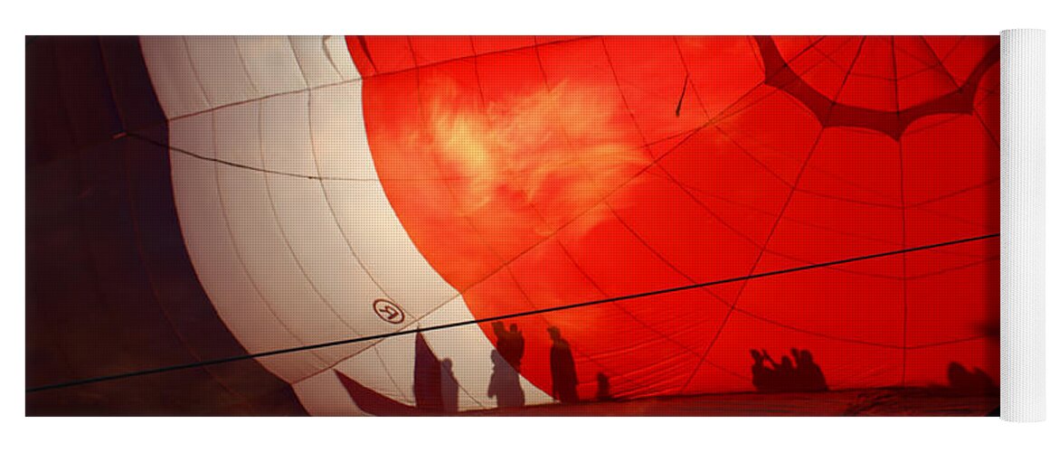 Balloon Shadows 2 Yoga Mat featuring the photograph Balloon Shadows 2 by Ernest Echols