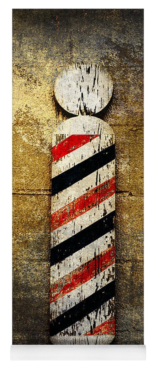 Barber Pole Yoga Mat featuring the photograph Barber Pole by Andee Design