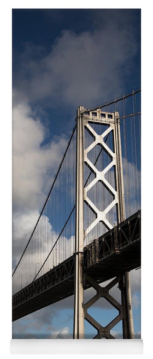 Bay Yoga Mat featuring the photograph Bay Bridge after the Storm by John Daly