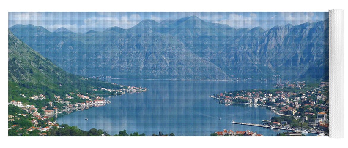 Bay Of Kotor Yoga Mat featuring the photograph Bay of Kotor - Montenegro by Phil Banks