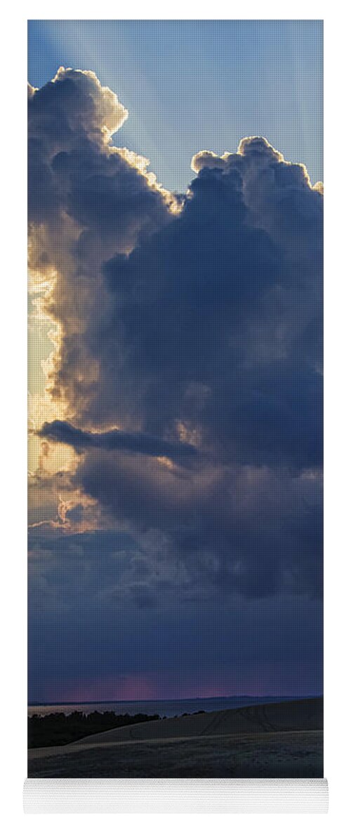Clouds Yoga Mat featuring the photograph Be Still and Know That I am God by Skip Tribby